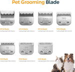 #3FC Detachable Ceramic Pet Grooming Clipper Replacement Blade - 13mm(1/2") Cut, PVD Powder Metallurgy 440C Lower & Ceramic Upper, Fits Andis - for Long Coat Preservation & Natural Finish - Image 9