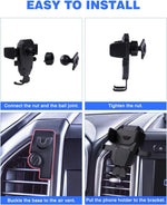 Karltys F150 Car Phone Holder adjustable bottom tray view