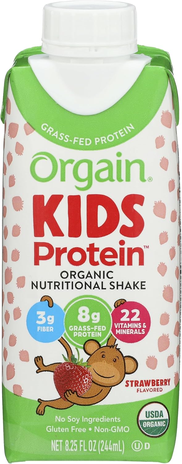 Orgain non GMO soy free gluten free wellness shake multi pack presentation