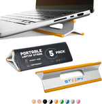 Steepy Portable Laptop Stand for Desk - Adjustable Height & Laptop Holder | Ergonomic Computer Stand for Cooling & Comfort - Slip-Proof, Sturdy Design - Universal Fit for 13-17 Inch Devices for Posture - Image 10