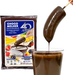 Melher Chocomelher Clasico milk chocolate coating front view