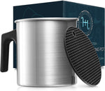 Hearth & Harbor Electric Wax Melter for Candle Making, Small 16oz Candle Wax Melting Pot, Non-Stick Candle Wax Melter for Candle Making, Candle Maker Machine - Fast, Easy, & Clean Candle Melting Pot - Image 9