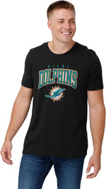 FOCO NFL Mens NFL Team Logo Classic Arched Logo T-Shirt - Image 10
