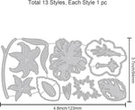 Globleland metal cutting template sheet flat lay