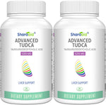 Sharoaid TUDCA Liver Support 1200mg front view bottle for detox.