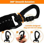 Jenico rope dog leash swivel lockable metal hook