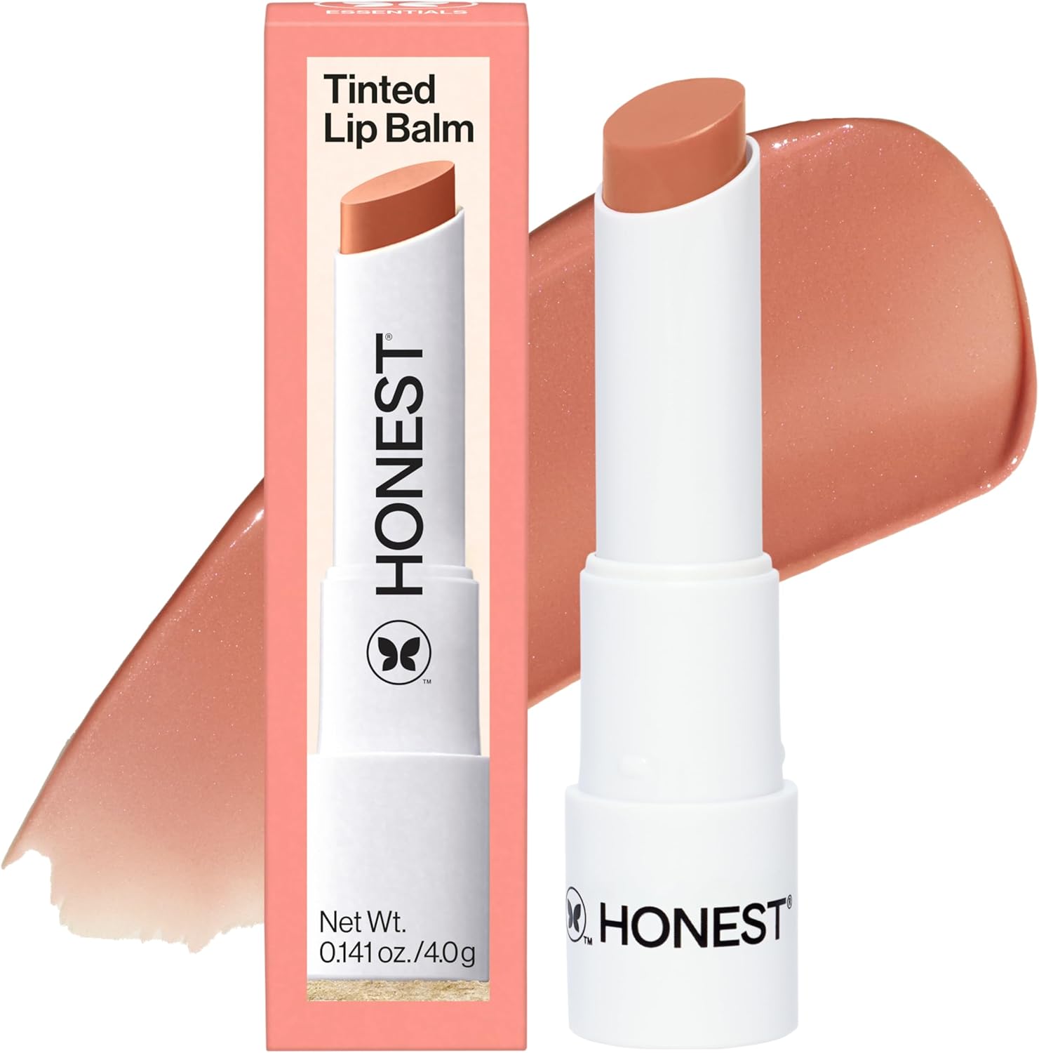Honest Beauty Moisturizing Vegan Tinted Lip Balm, Antioxidant-Rich, Acai Extracts, Avocado Oil, Cruelty and Paraben-Free, Lychee Fruit - Image 1