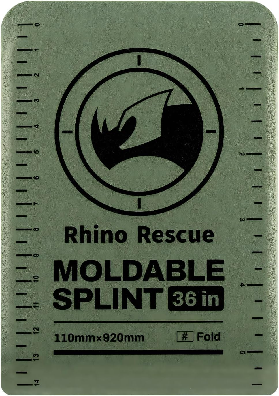 RHINO RESCUE First Aid Moldable Splint 36" X 4.3" Orange-Gray (6, Bundle) | Lightweight Aluminum Splint Emergency Supplies with Bandages Keep Bones in Position for Hiking, Military, HSA/FSA Approved - Image 14