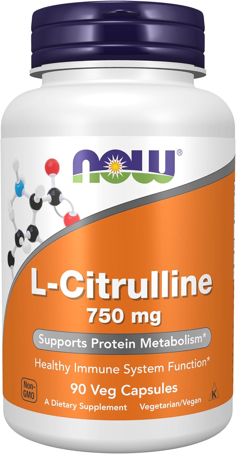 Now Foods L-Citrulline front view bottle packaging