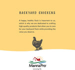 Manna Pro poultry spray bottle back label showing directions