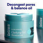 Bliss Clear Genius Clarifying Gel Moisturizer, CLARITY 5 Complex with Salicylic Acid, Niacinamide & Witch Hazel for Blemish-Prone & Oily Skin, Minimizes Pores, 1.7 fl oz - Image 10