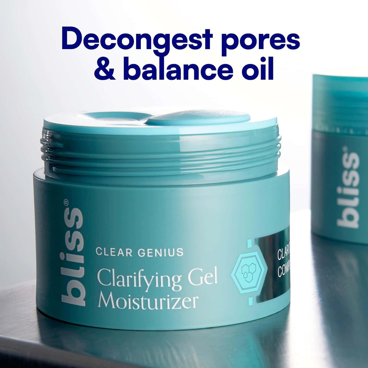 Bliss Clear Genius Clarifying Gel Moisturizer, CLARITY 5 Complex with Salicylic Acid, Niacinamide & Witch Hazel for Blemish-Prone & Oily Skin, Minimizes Pores, 1.7 fl oz - Image 10