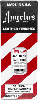 Angelus leather dye liquid texture demonstration
