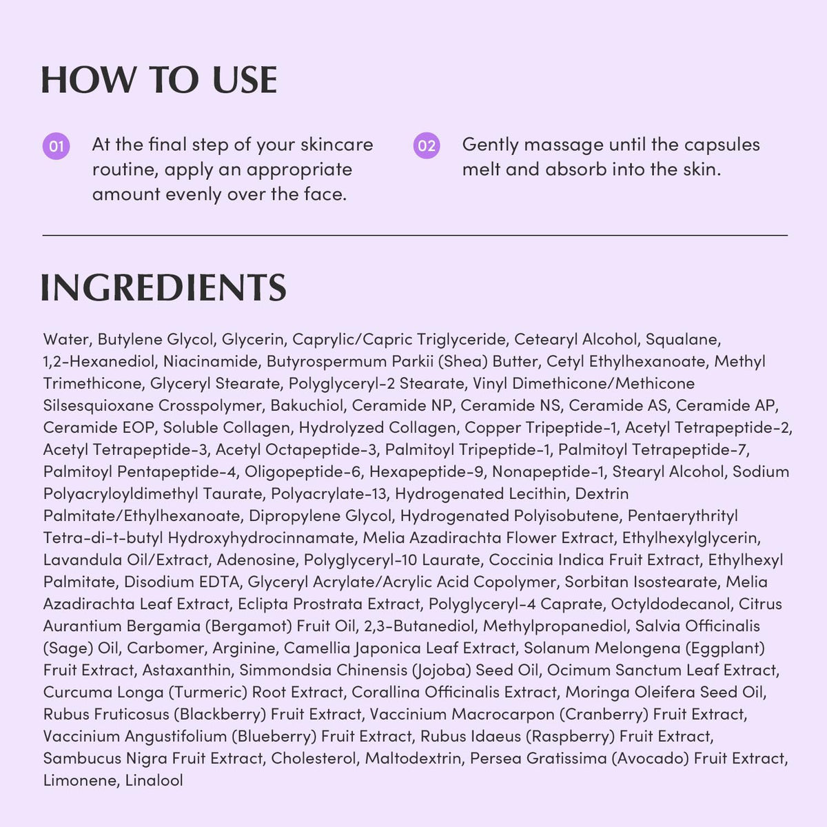 Bakuchiol Plumping Capsule Cream - Retinol Alternative Moisturizer for Firming and Pore Care with 99% Pure Bakuchiol, 5 Types of Collagen & Ceramide Complex, 1.69 fl.oz / 50ml - Image 9