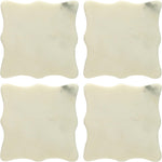 Thirstystone 4 Pack Natural Marble Square Coasters with Protective Cork Backing, Elegant, Luxourious, Easily Wipes Clean - Image 12