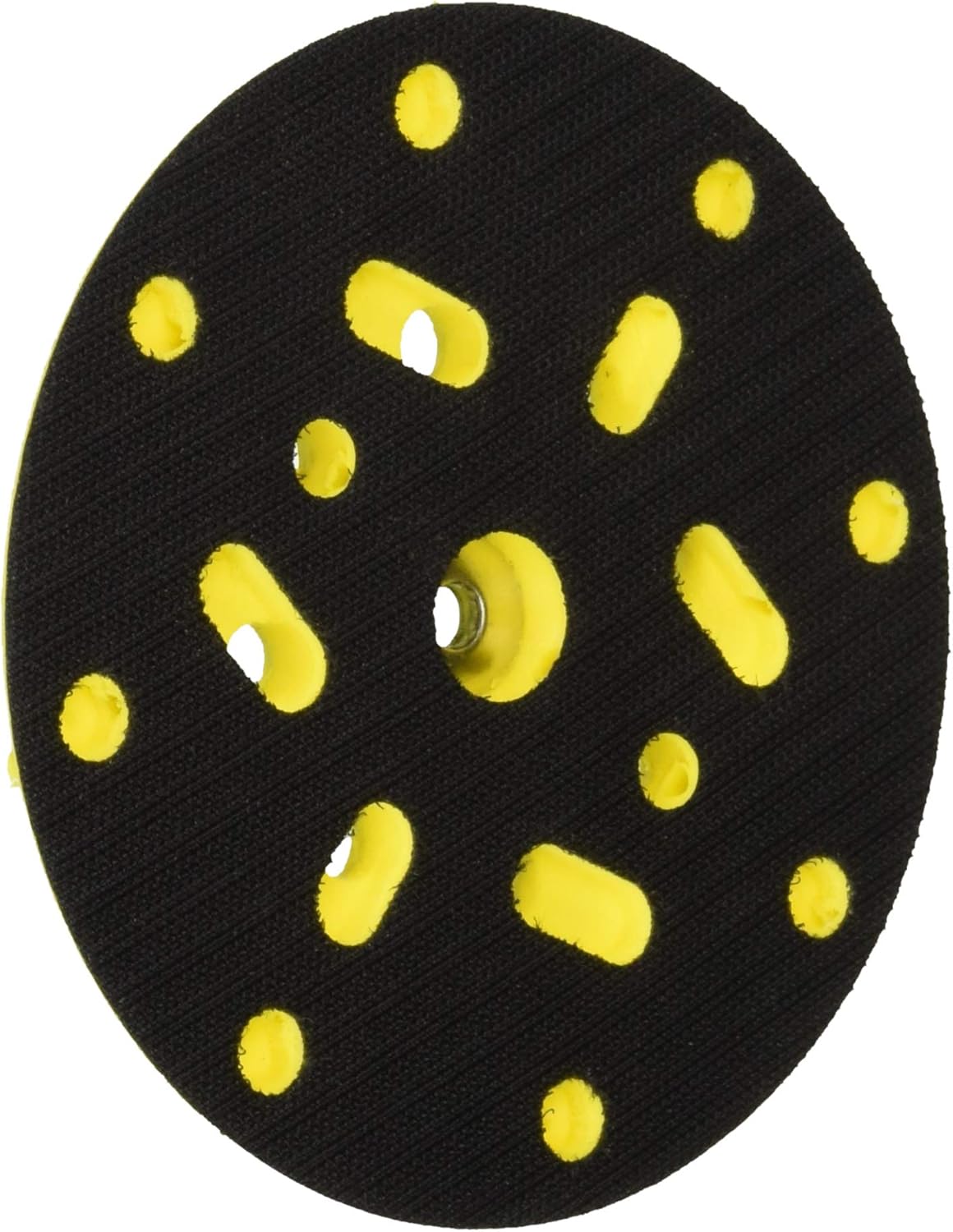 Shurhold Replacement 6 Inch Dual Action Polisher PRO Backing Plate front view showing the hook and loop face for premium automotive detailing.