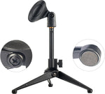 Bearstar desktop tripod mic stand set displayed for podcast recording