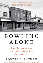 Robert D. Putnam Bowling Alone paperback book front cover view