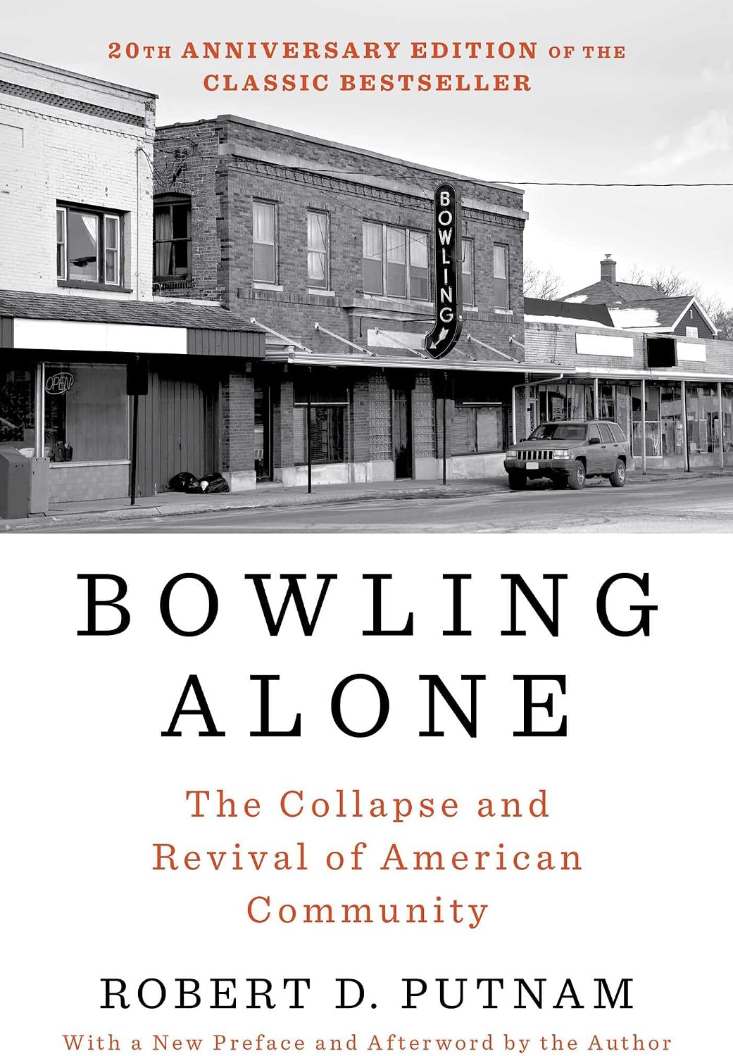 Robert D. Putnam Bowling Alone paperback book front cover view