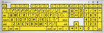 Logickeyboard 'Slimline' with Large Print * White Letters on Black Keys * Made for Windows PC * Including LogicLight Lamp * p/n LKBU-LPRNTWB-AJPU-US - Image 12