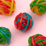 Colorful string licorice laces for decorating cakes and cupcakes