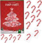 USA imported mini peppermint candy canes for holiday dessert garnishes