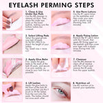 Bloomora eyebrow lamination solutions bottles