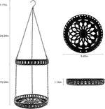 Adjustable metal chain and mounting hook detail
