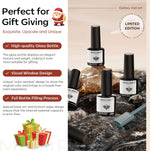 modelones Fall Gel Nail Polish Set 6 Colors, Nude Brown Burgundy - Image 9