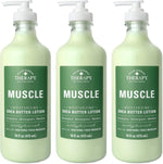 Village Naturals Therapy Muscle Relief Shea Butter Lotion front view