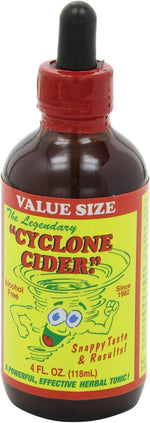 Ginco International Cyclone Cider back label overview