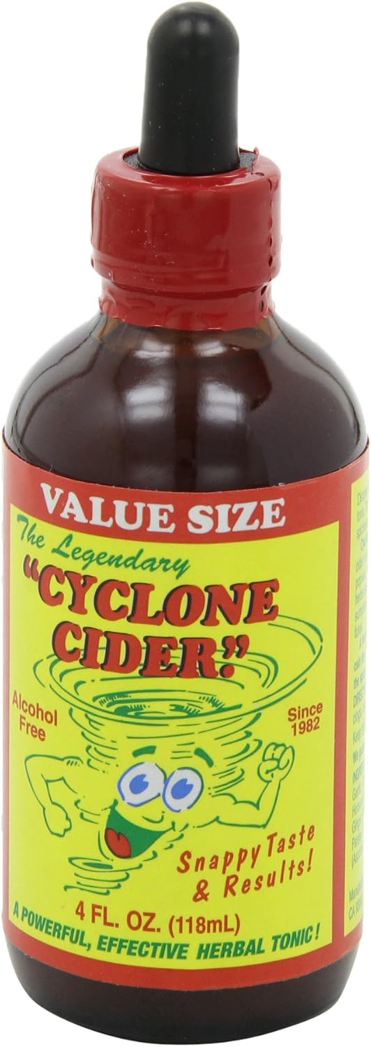 Ginco International Cyclone Cider back label overview