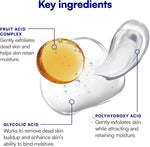 Texture demonstration of Bliss glycolic acid serum