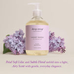 Deep Steep vegan hand wash texture and lather demonstration