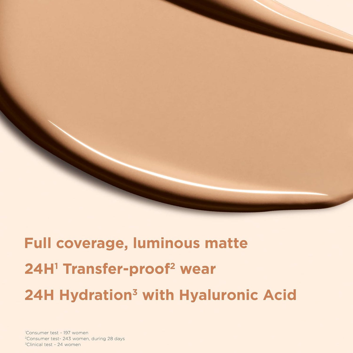 Clarins Skin Illusion shade 108W cosmetic product angle view