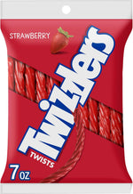 TWIZZLERS Twists Strawberry Flavored Licorice Style, Chewy Candy Bag, 7 oz - Image 9
