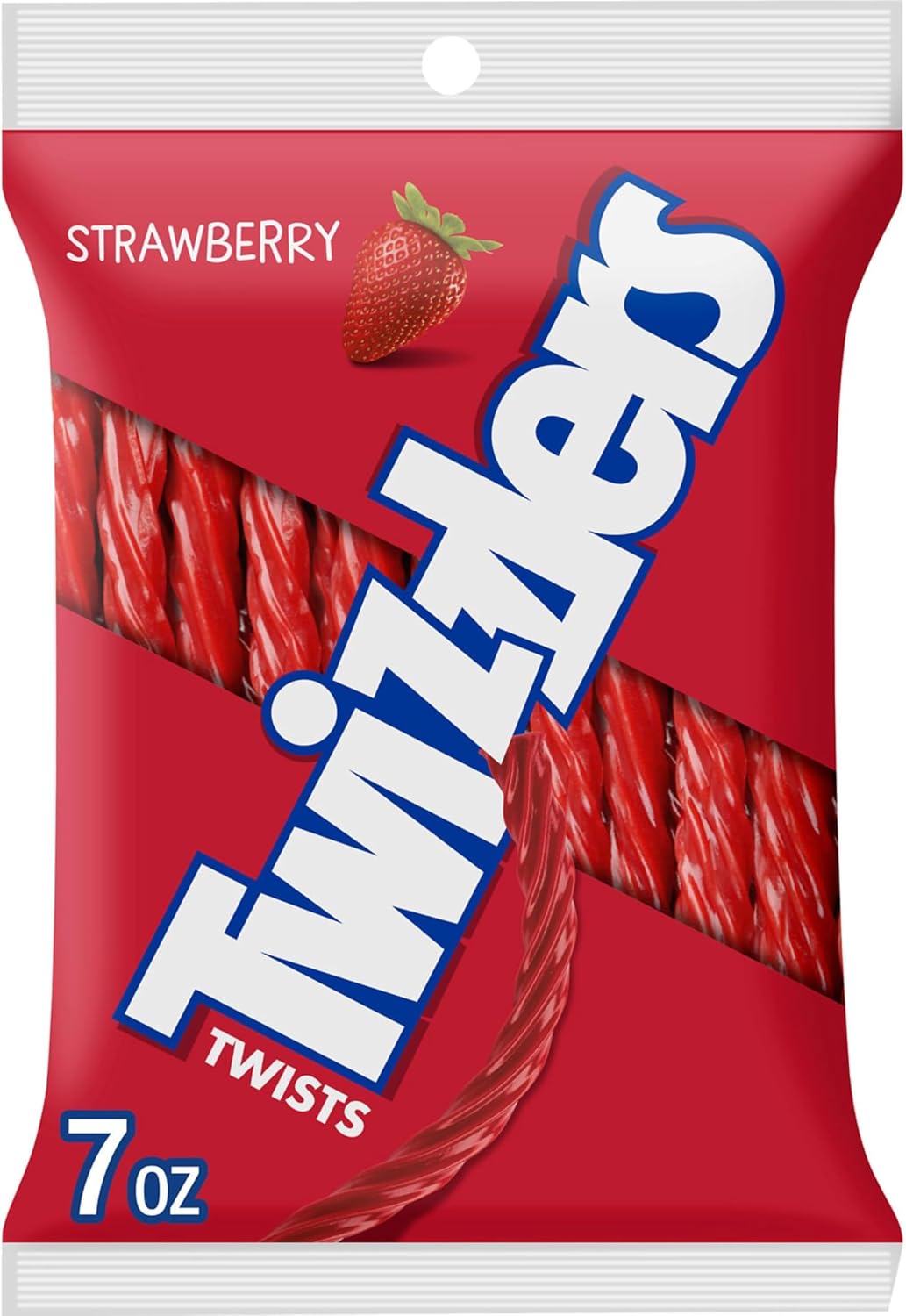 TWIZZLERS Twists Strawberry Flavored Licorice Style, Chewy Candy Bag, 7 oz - Image 9