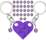 MPK Brick Matching Couple Heart Keychain, Gifts for Him Her Boyfriend Girlfriend Christmas, Wedding Anniversary Birthday Gift - Image 11