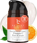 Beauty by Earth Vitamin C face cream front view skincare