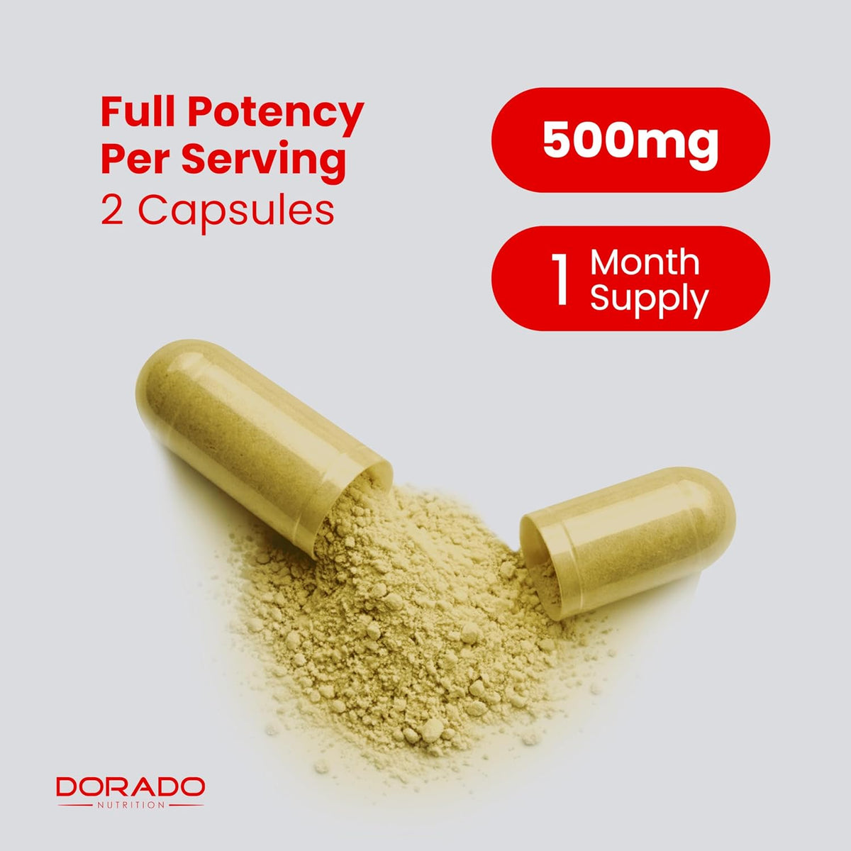Lifestyle shot of Dorado Nutrition Berberine supplement for gut health