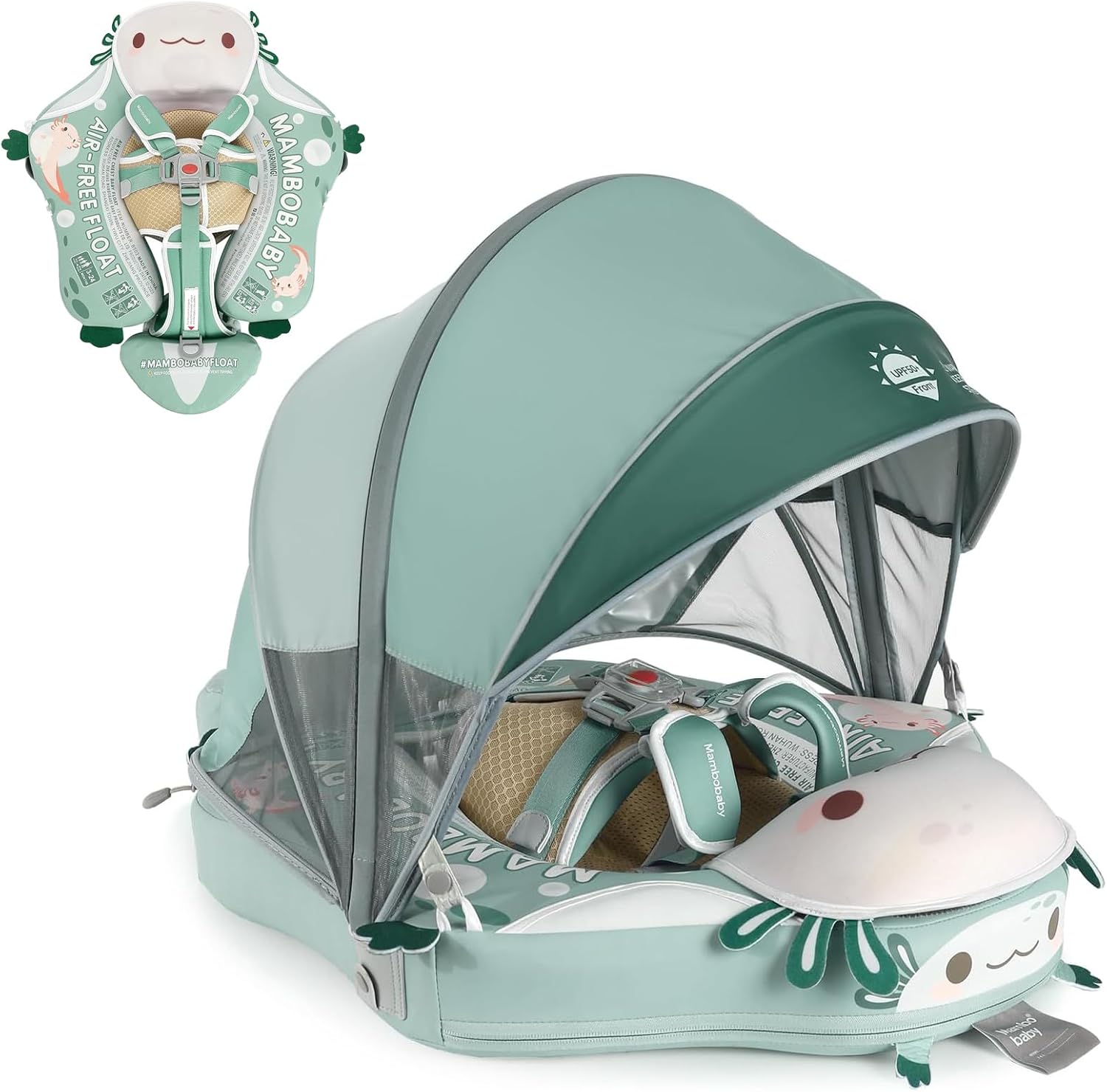 Mambobaby Float Deluxe infant pool float front view