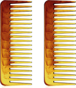 Large Hair Detangling Comb Wide Tooth Comb for Curly Hair Wet Dry Hair, No Handle Detangler Comb Styling Shampoo Comb (Pink, Rose Red) - Image 13