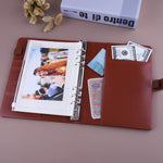 Antner small binder card slots and side pockets detail