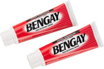 Bengay Ultra Strength topical analgesic cream packaging details