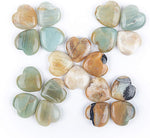 JIC Gem crystal hearts displayed in a decorative bowl