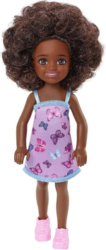 Barbie Chelsea Doll (Blonde) Wearing Rainbow-Print Dress and Yellow Shoes, Toy for Kids Ages 3 Years Old & Up - Image 11