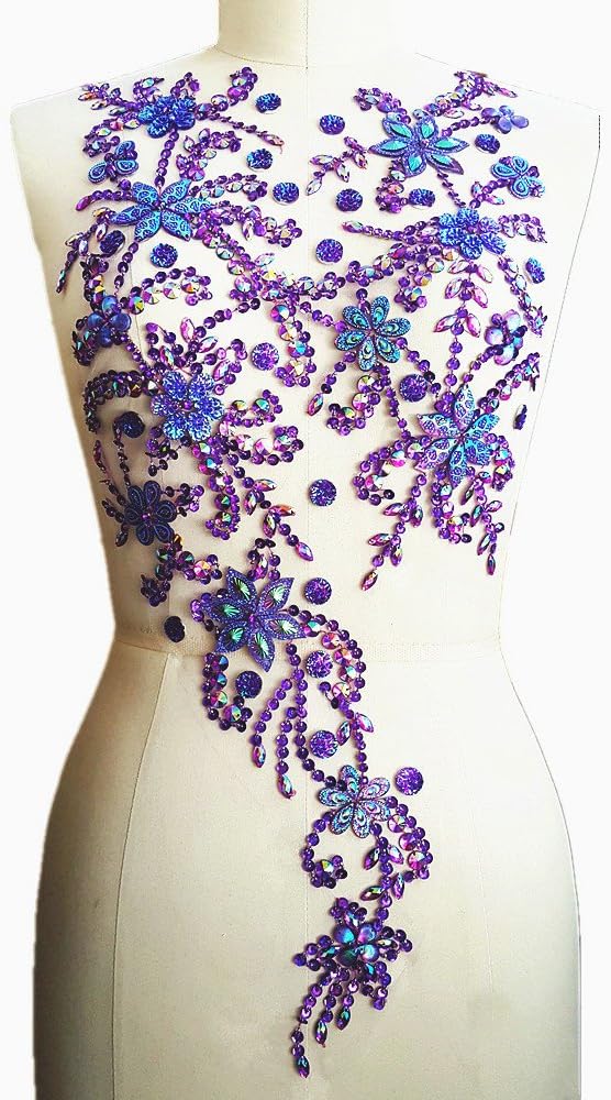 Succi Shan Aurora Borealis rhinestones sparkle view