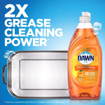 Dawn orange scent dish soap bottle cap and dispenser detail