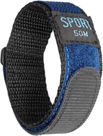 Sport Watch Band, Hook and Loop Nylon Strap, 18-24mm Width, Drop Prevention Design, Multiple Colors - Image 9
