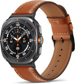 Tasikar Leather Bands Compatible with Samsung Galaxy Watch Ultra 2 47mm (2026)/ Ultra 1 47mm (2025/2024), Genuine Leather Strap for Galaxy Watch Ultra 47mm, Brown - Image 15